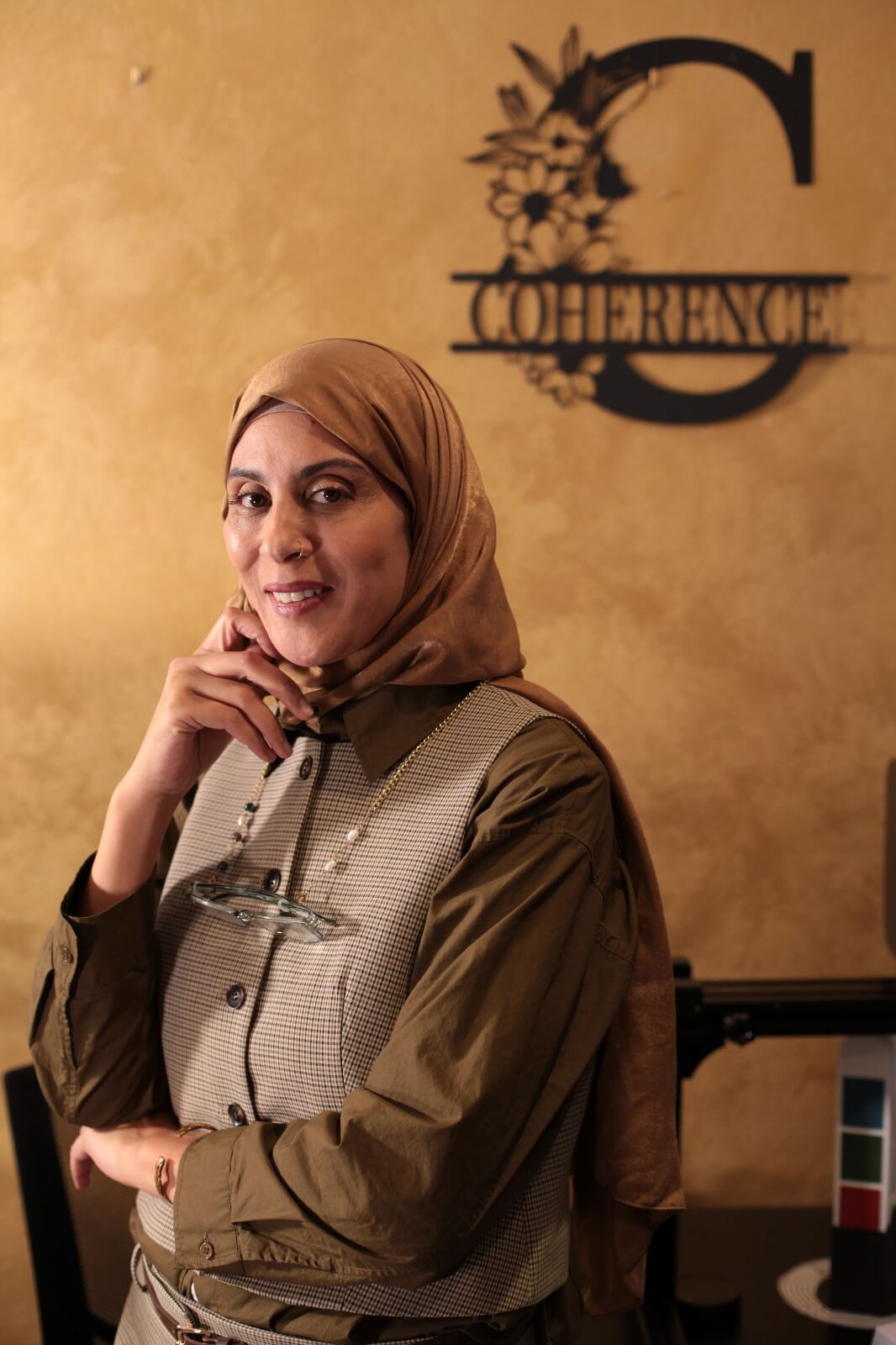 Hanan Amraoui, praticienne du Centre Cohérence de Belgique, à Sint-Pieters-Leeuw